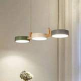 Colorful Disc Dining Room Modern Pendant Light - Clowas