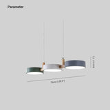 Colorful Disc Dining Room Modern Pendant Light - Clowas