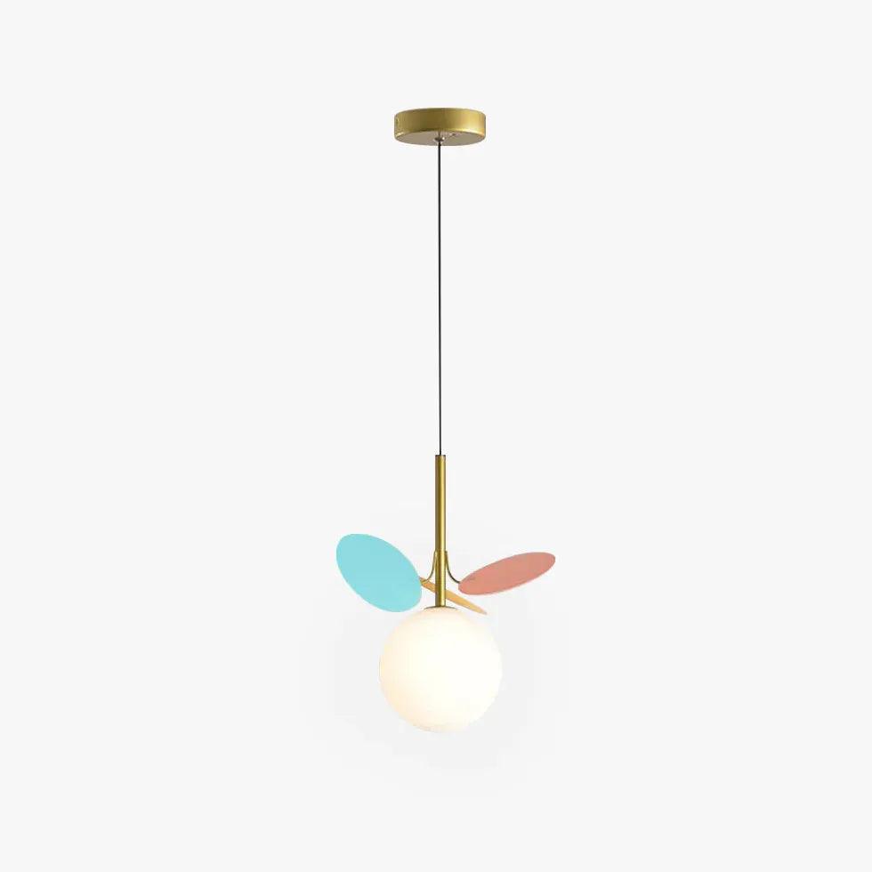 Colorful Leaf Decor Bedroom Pendant Light - Clowas