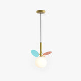 Colorful Leaf Decor Bedroom Pendant Light - Clowas