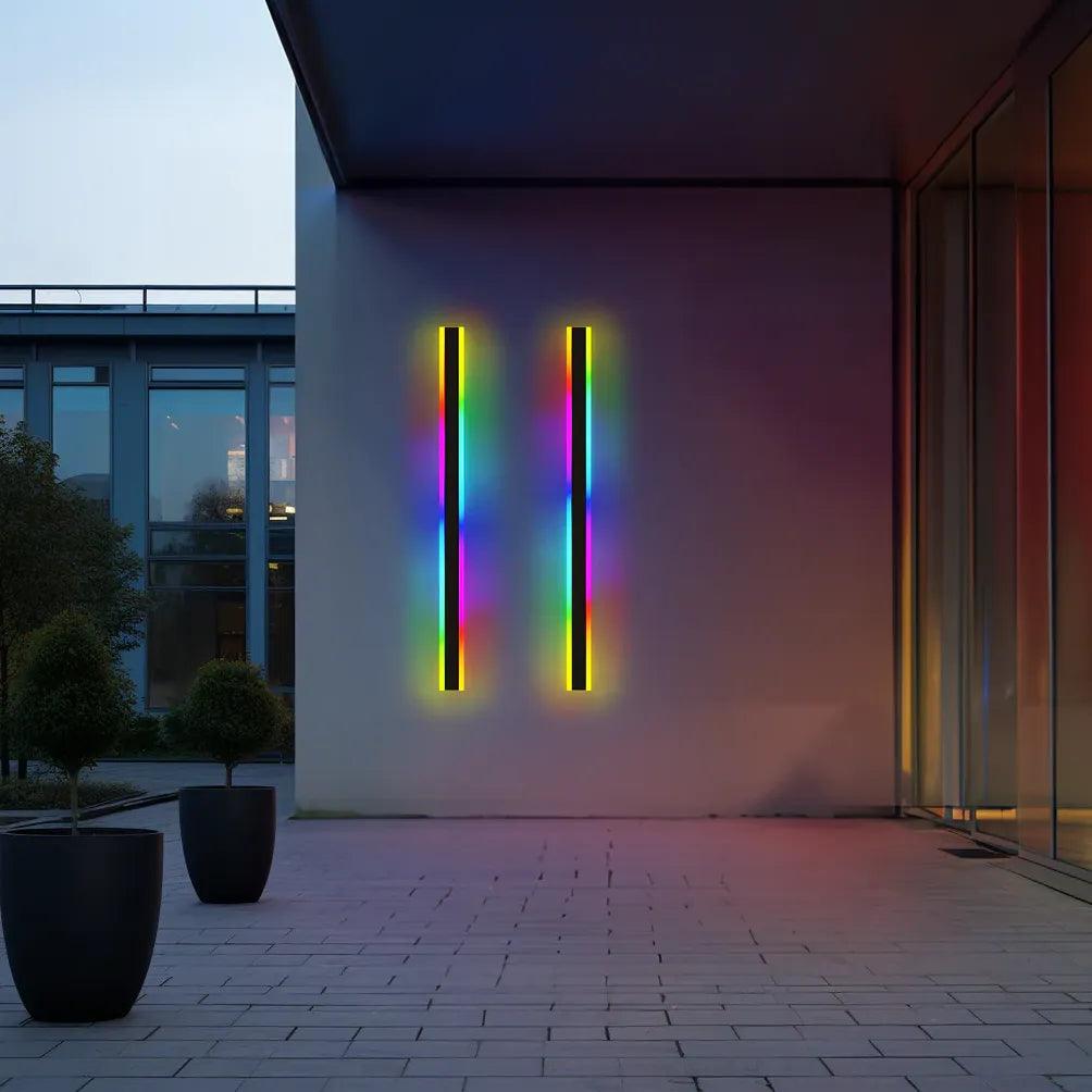 coloured wall lights LED outdoor - Clowas