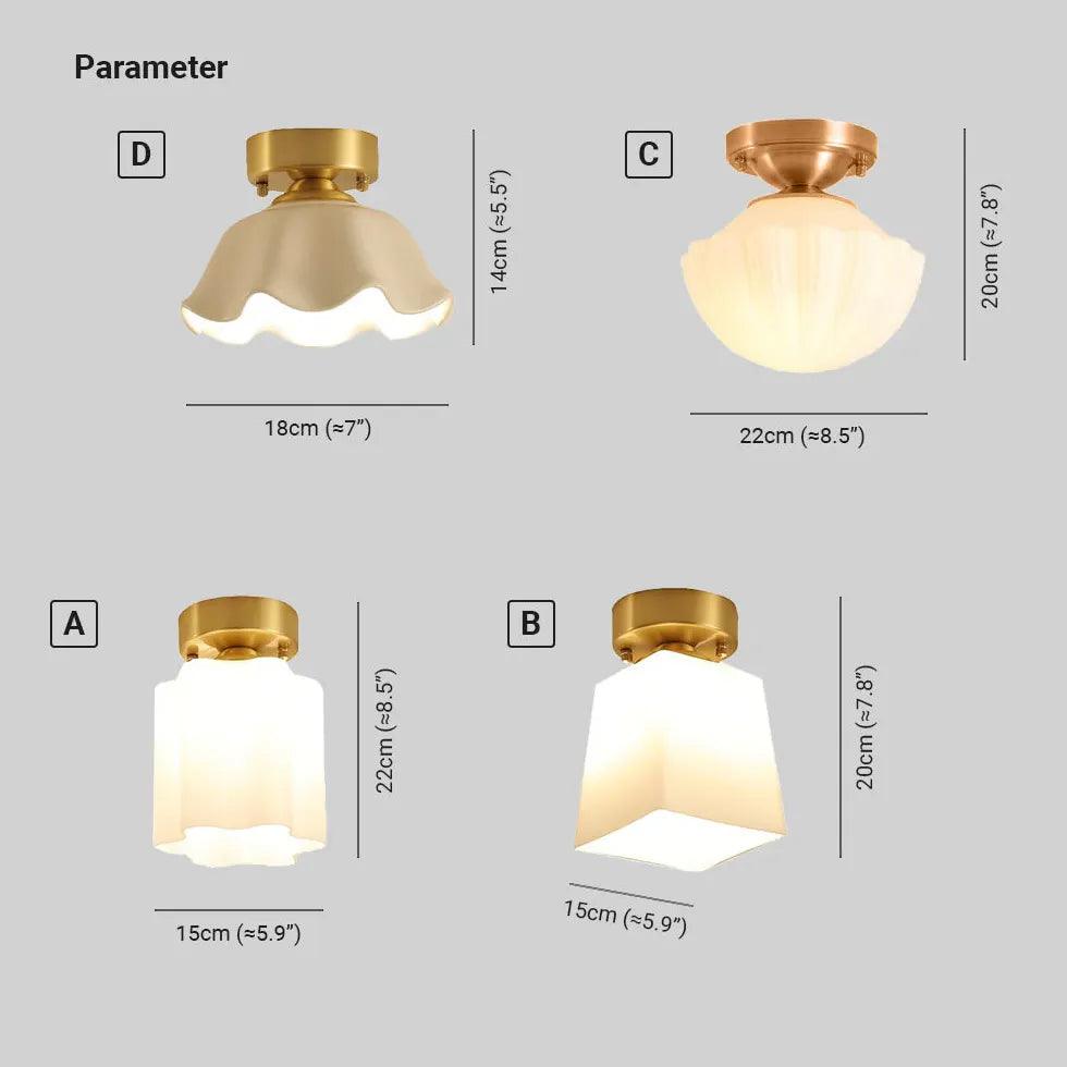 Concise Living Room Flush Ceiling Lights - Clowas