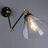 Cone Industrial Black Wall Lamps - Clowas