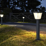 Cone Shade Solar Bollard Lights - Clowas