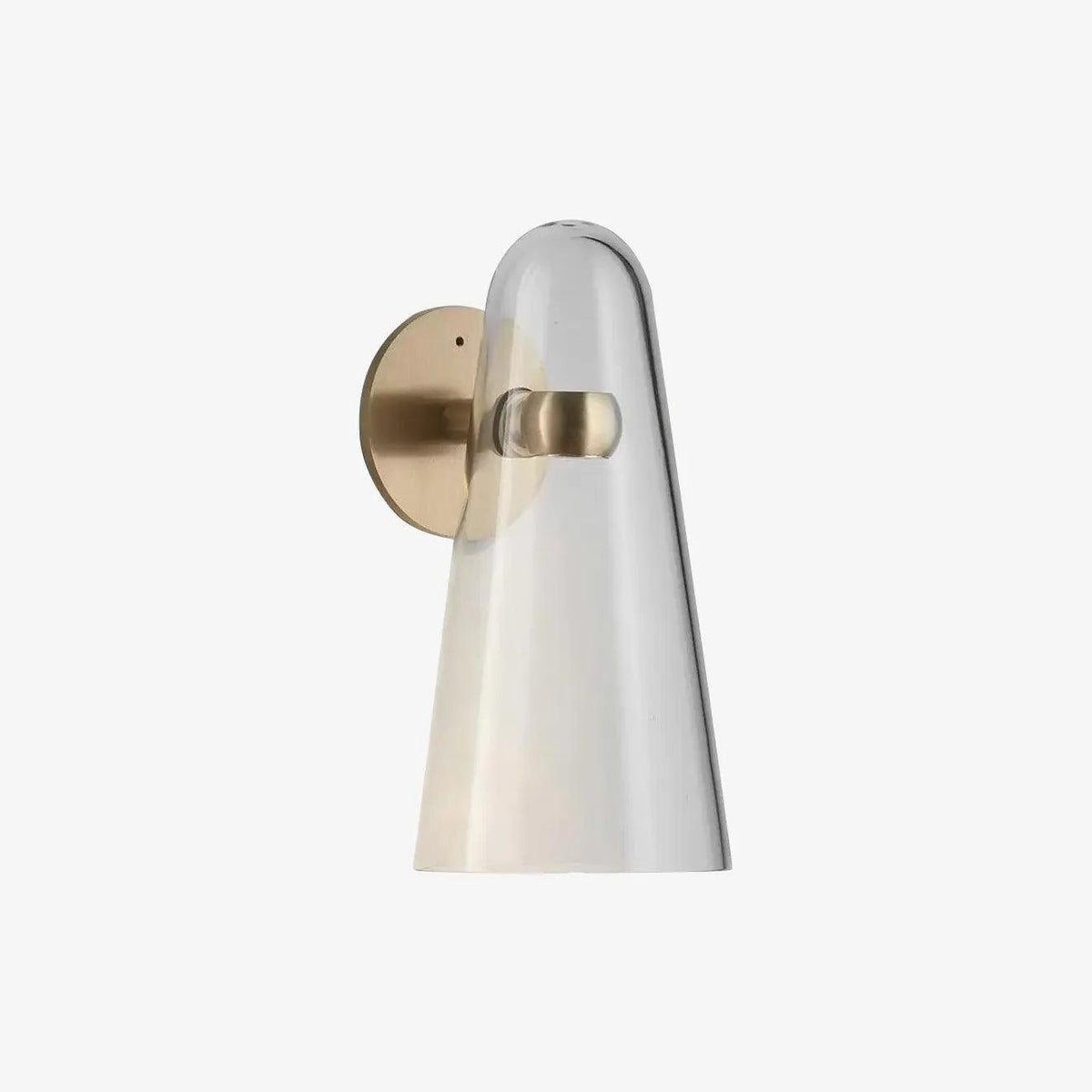 Cone Transparent Glass Modern Wall Lights - Clowas