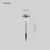 Conical Transparent Lawn Solar Street Light - Clowas
