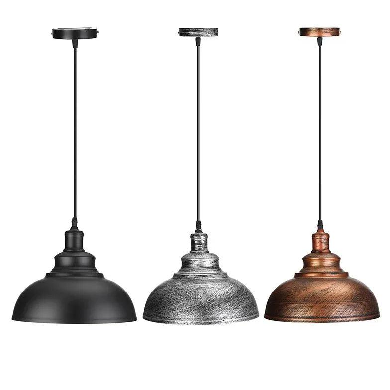Semi-Sphere Vintage Industrial Pendant Light - Clowas