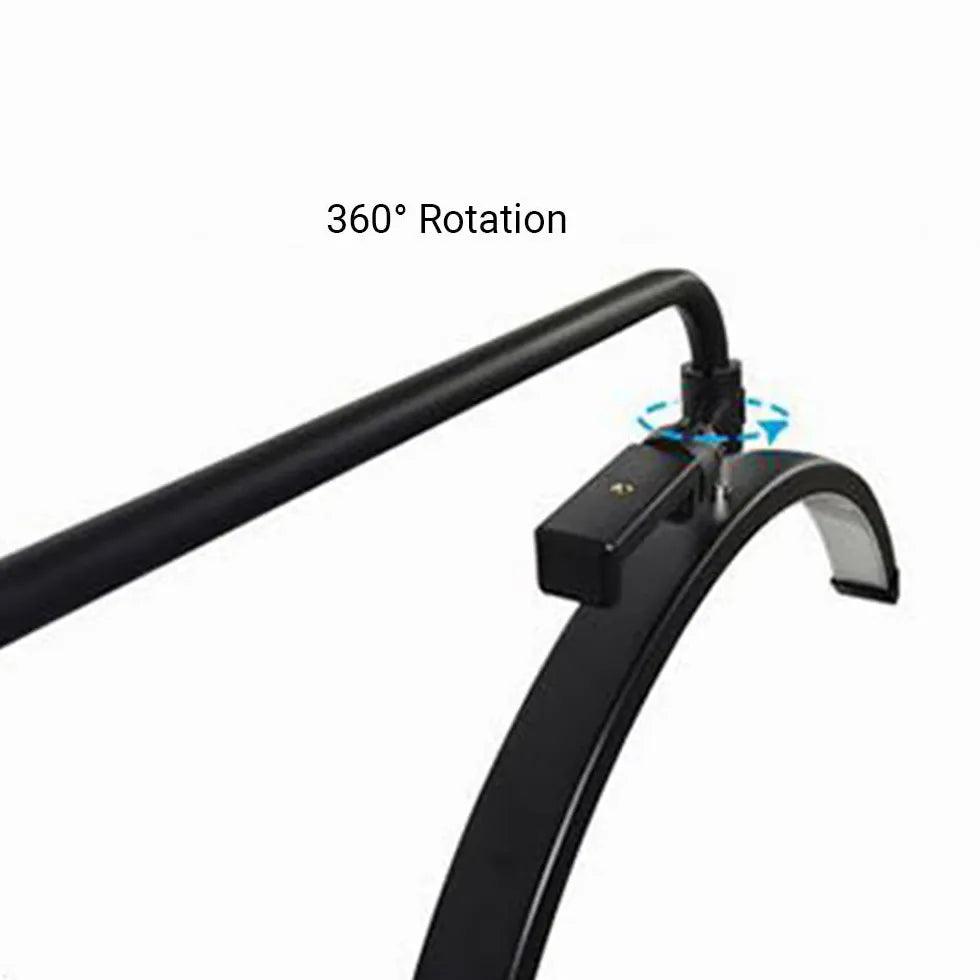 Adjustable Black Metal Standing Floor Lamp - Clowas