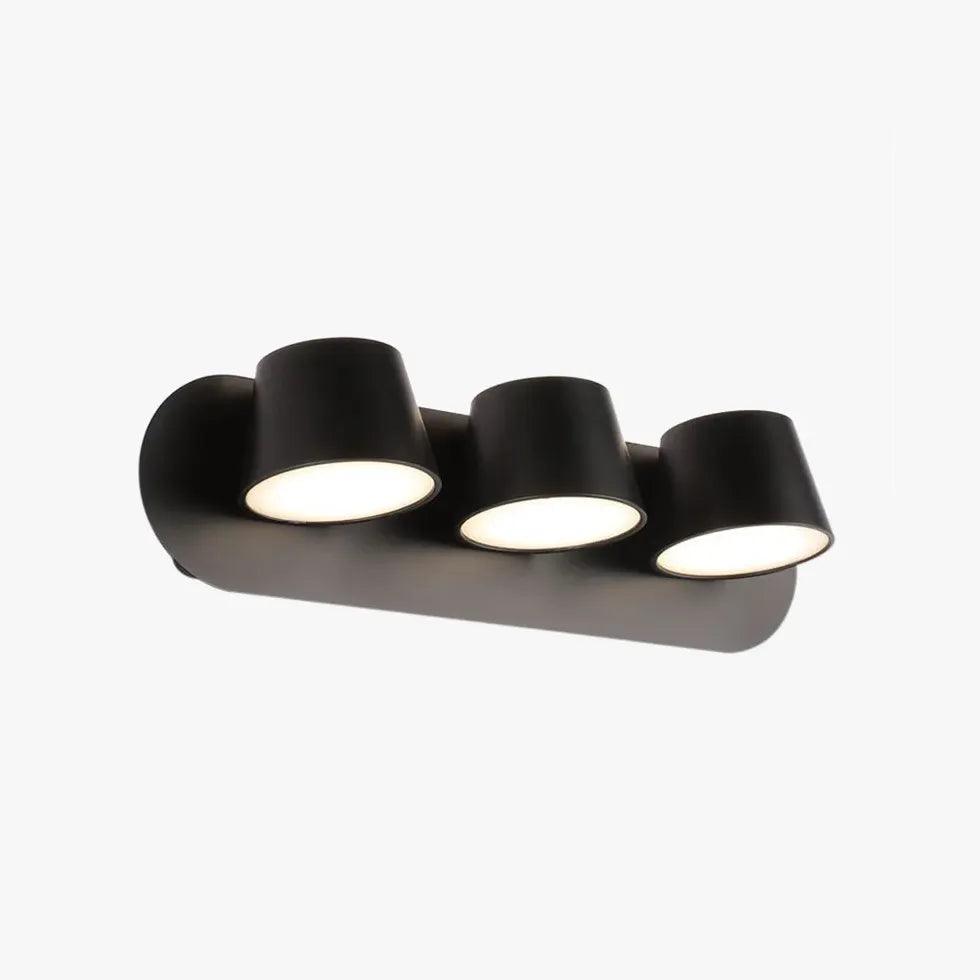 Black Cylindrical Led Modern Spotlight - Clowas