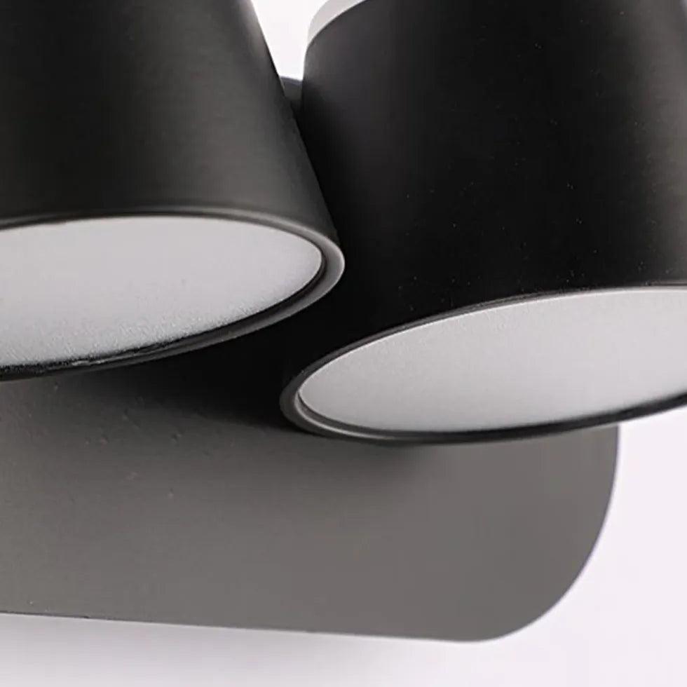 Black Cylindrical Led Modern Spotlight - Clowas
