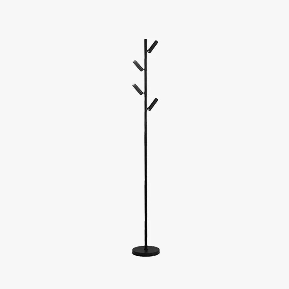Multi-Head Black Slim Floor Lamp - Clowas