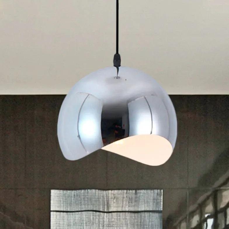 Hemispherical Streamlined Metal Kitchen Pendant Light - Clowas