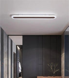 Modern Ultra-Slim Eye-Friendly Oval Ceiling Light for Hallway