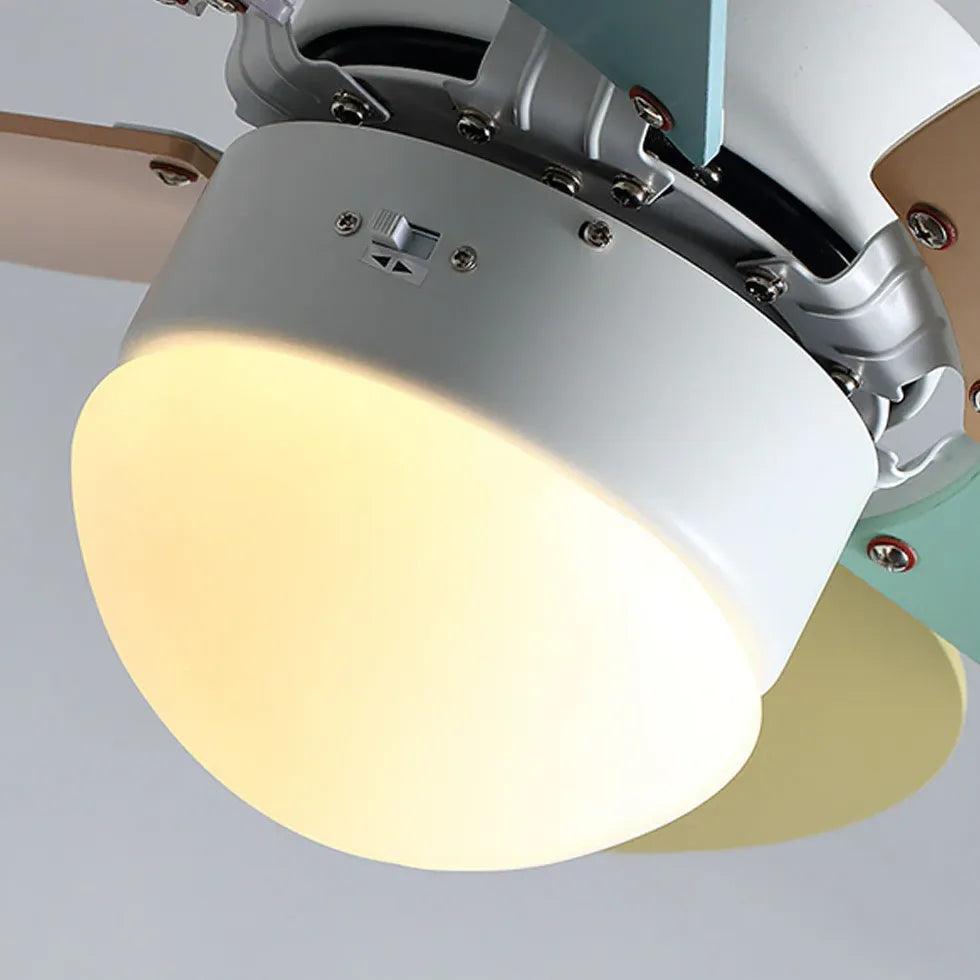 Creativity Bedroom Modern Ceiling Fan With Light - Clowas