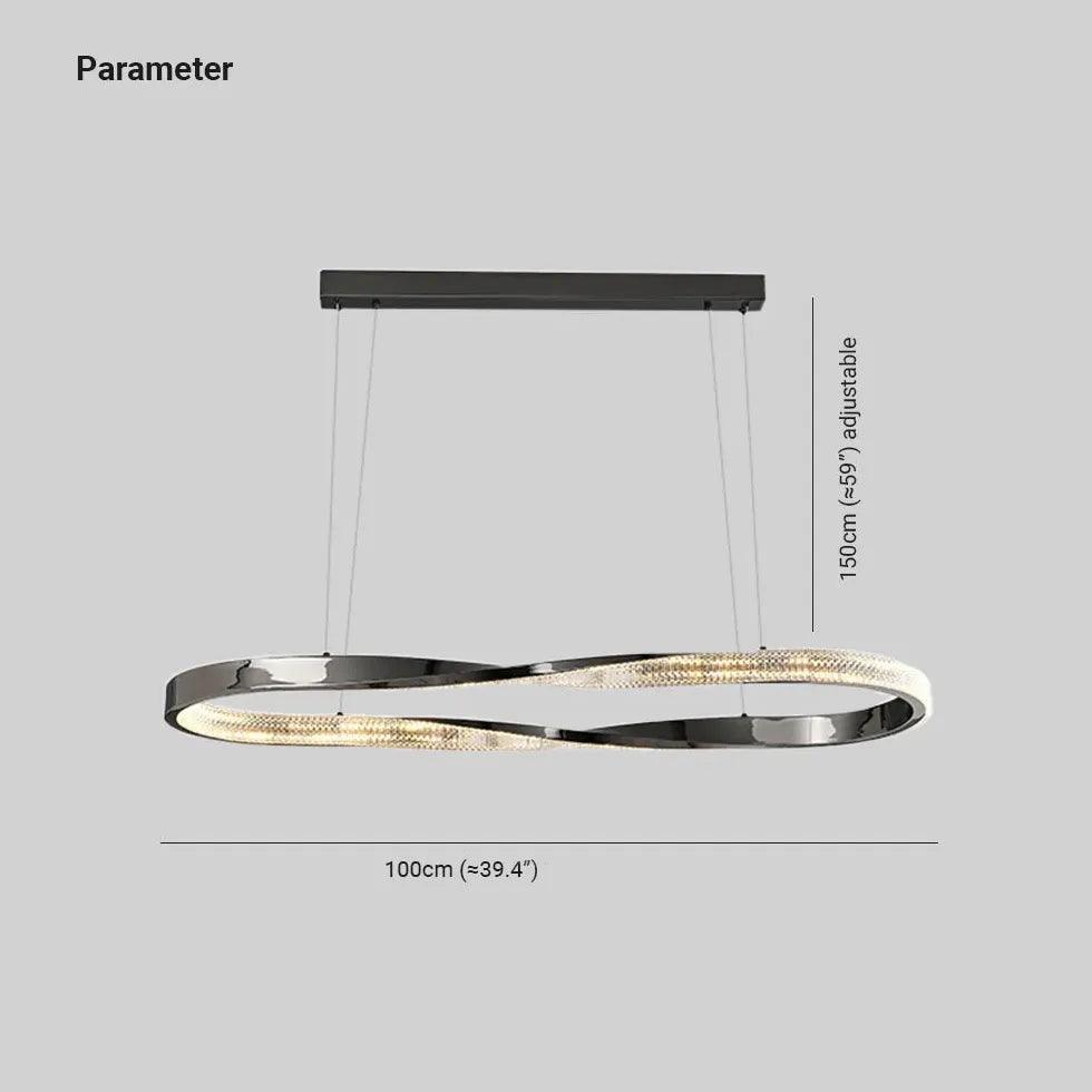 Crossed Ring Minimalist Modern Pendant Light - Clowas