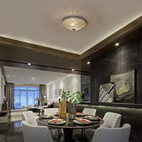Crystal Beads LED Modern Flush Ceiling Lights - Clowas