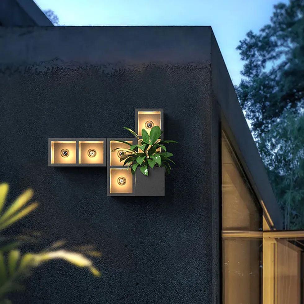 Cube Design decorative Outdoor Wall Lights - Clowas