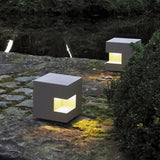 Cube Flush Led Outdoor Floor Lamps - Clowas