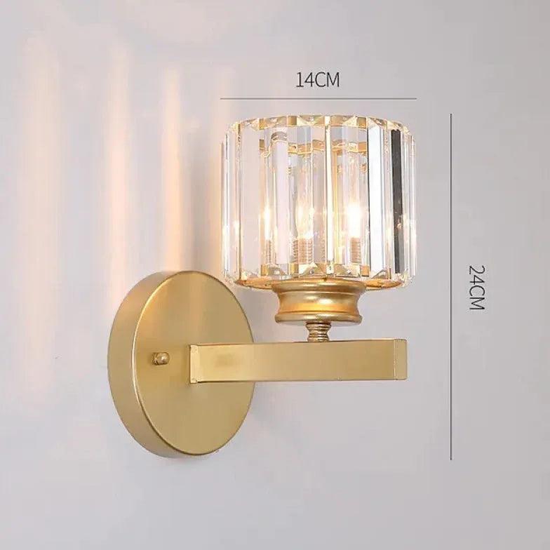 Cube Luxury Crystal Modern Wall Lights - Clowas