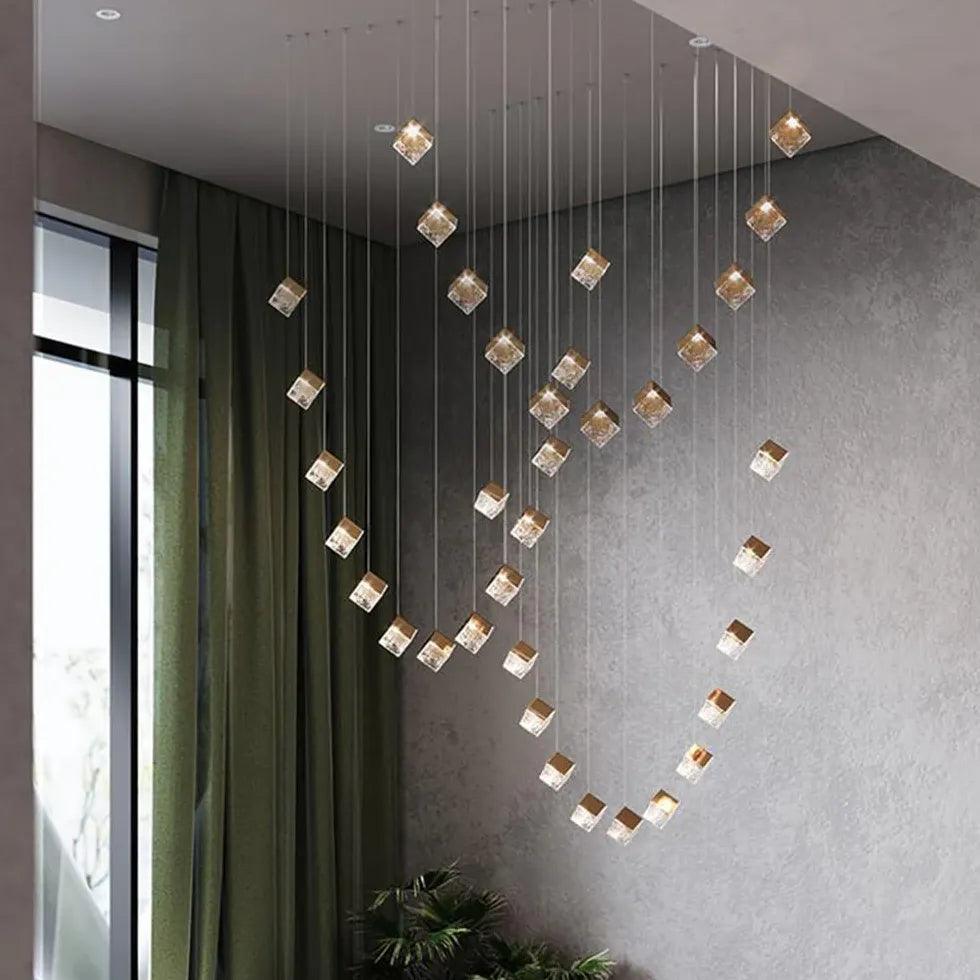 Cube Multi-Light Living Room Pendant Light - Clowas