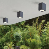 Cubic Linear Array Black Flush Ceiling Lights - Clowas