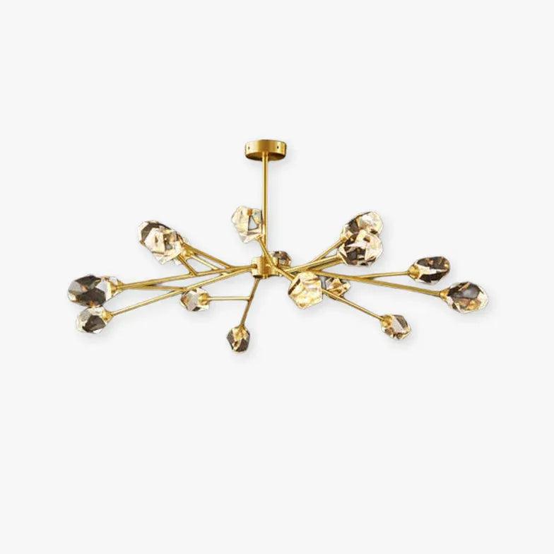 Cut Crystal Gold Modern Chandelier - Clowas