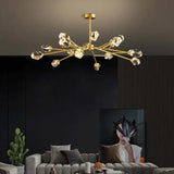 Cut Crystal Gold Modern Chandelier - Clowas