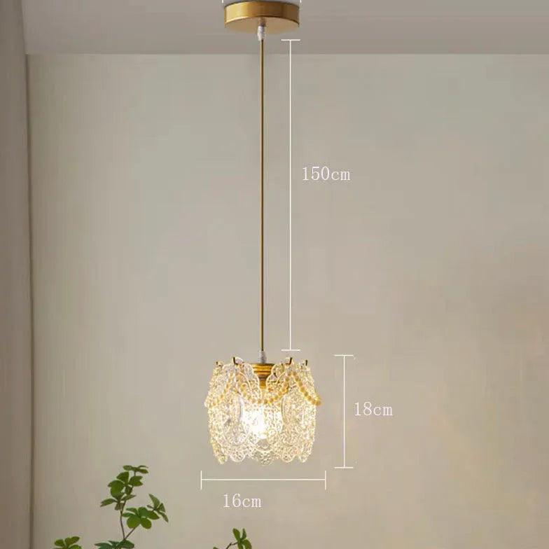 Cutout Pattern Design Bedroom Pendant Light - Clowas
