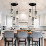Cylinder Gold Crystal Modern Pendant Light - Clowas