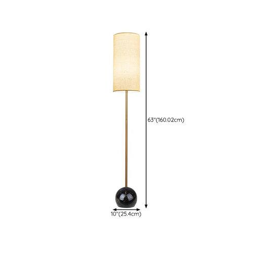 Cylindrical Fabric Modern Style Floor Lamp - Clowas