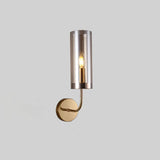 Brass and Glass Wall Lights in Elegant Design