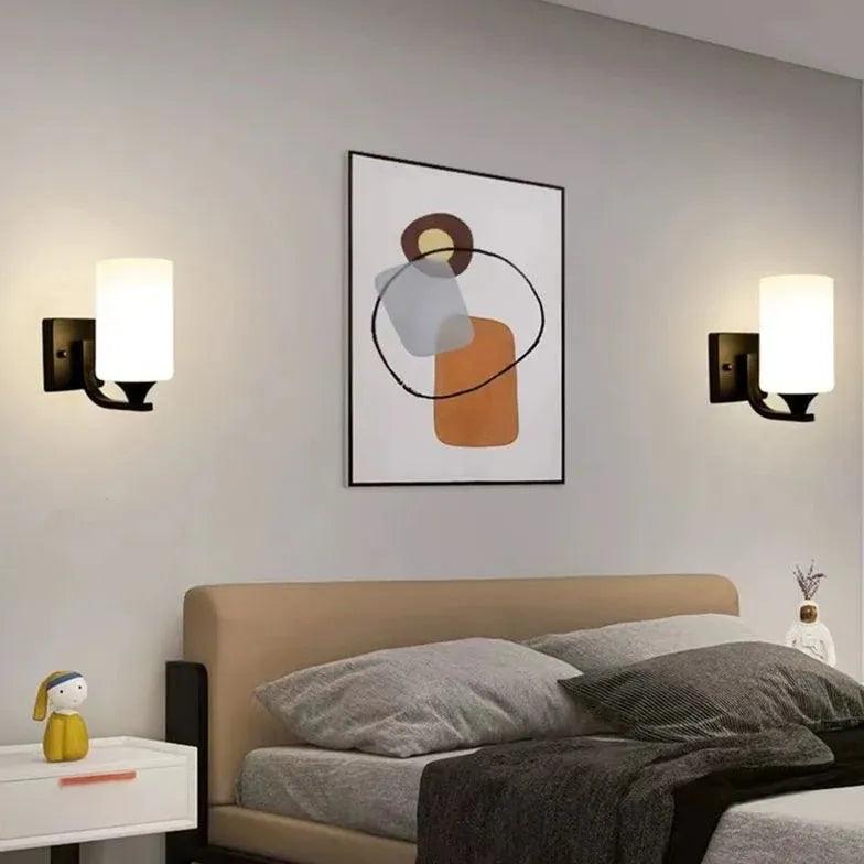 Cylindrical Lampshade Modern Wall Lights - Clowas