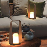 Cylindrical Portable Lantern with Arched Handle - Clowas