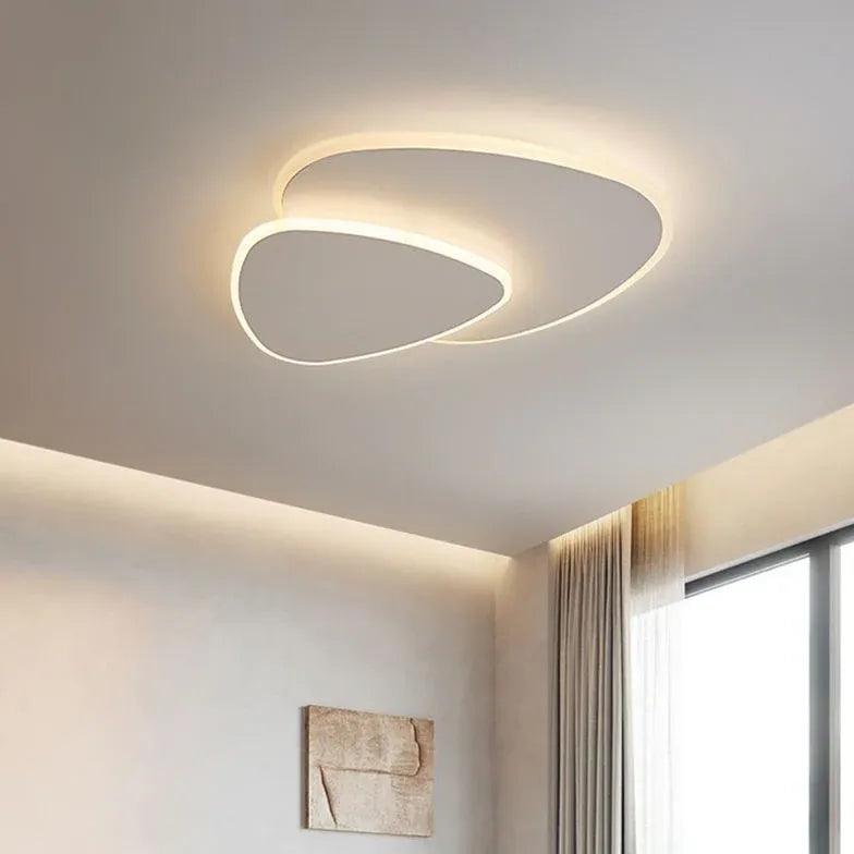 Decorative Style Modern White Flush Ceiling Lights - Clowas
