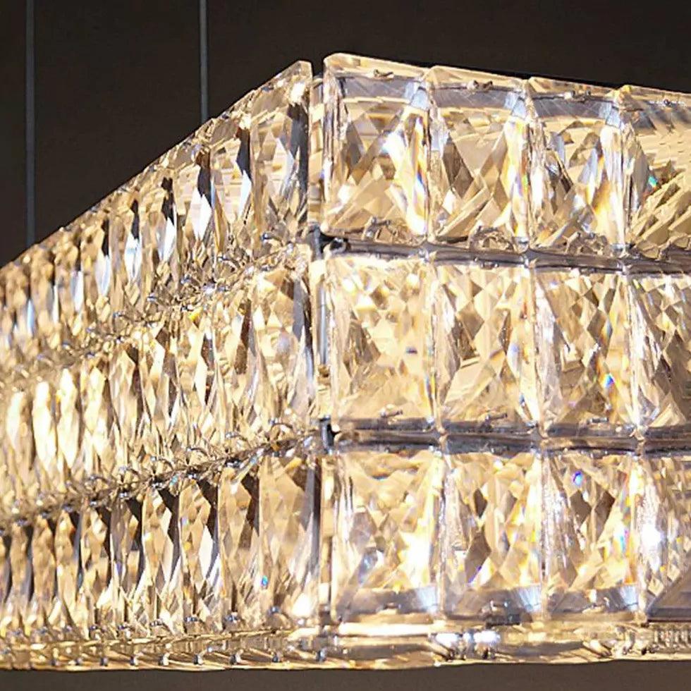 Diamond Cut Luxury Crystal Modern Pendant Light - Clowas