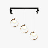 Dimming Ring Glass Kitchen Pendant Light - Clowas