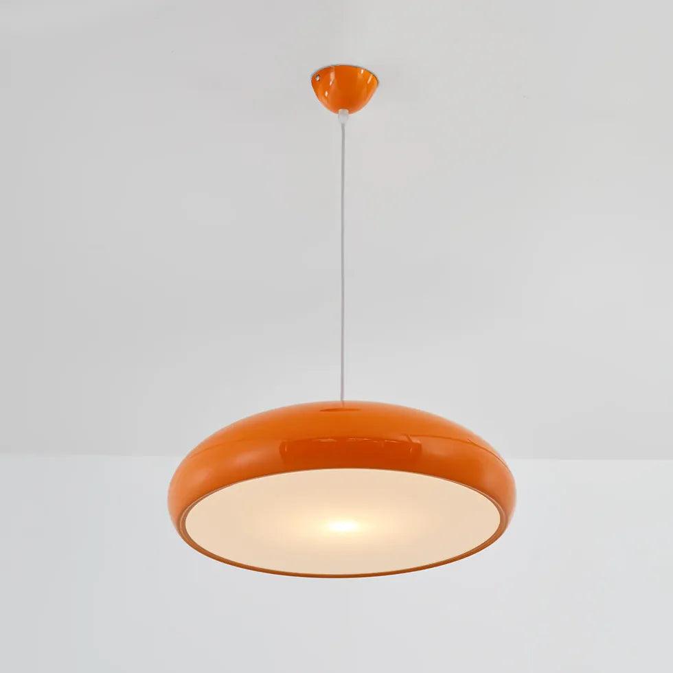 Disc Glossy Modern Single Head Pendant Light - Clowas