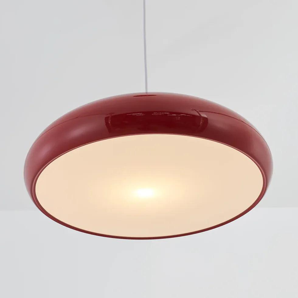 Disc Glossy Modern Single Head Pendant Light - Clowas