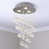 Disc Level Bedroom Glass Flush Ceiling Lights - Clowas