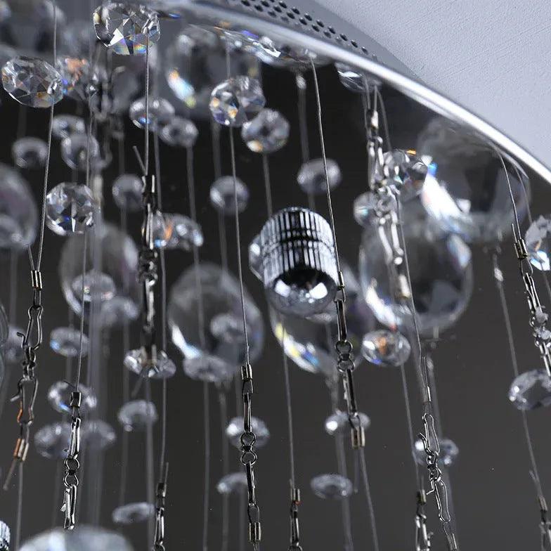 Disc Level Bedroom Glass Flush Ceiling Lights - Clowas