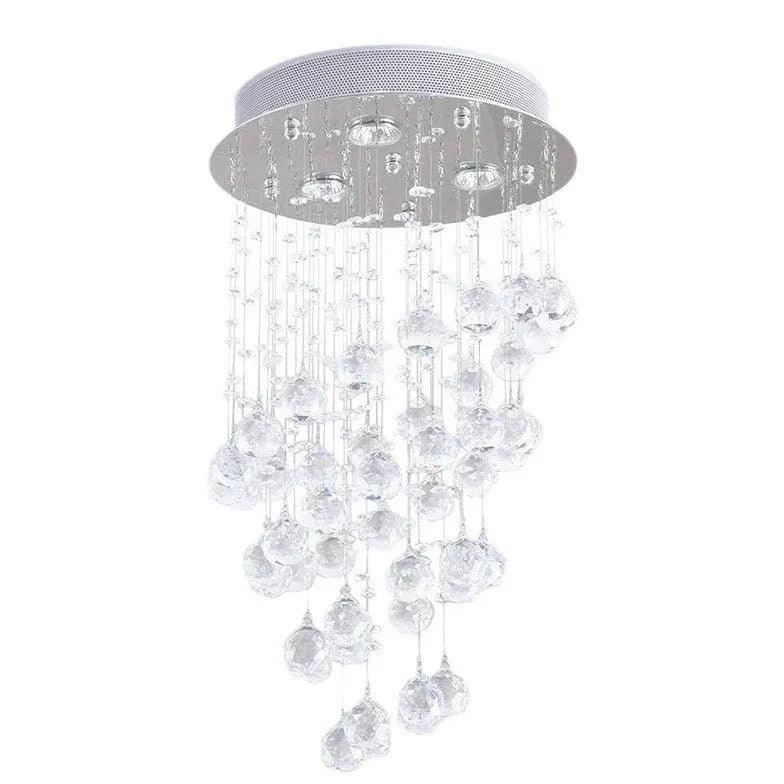Disc Level Bedroom Glass Flush Ceiling Lights - Clowas