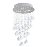 Disc Level Bedroom Glass Flush Ceiling Lights - Clowas