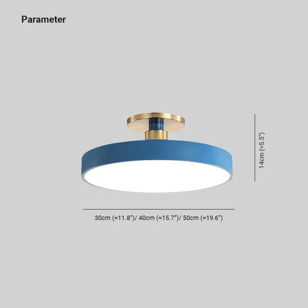 Disc Modern Minimalist Bedroom Ceiling Light - Clowas