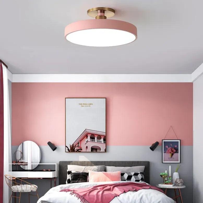 Disc Modern Minimalist Bedroom Ceiling Light - Clowas