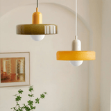 Vintage Stained Glass Ceiling Light for Dining Room