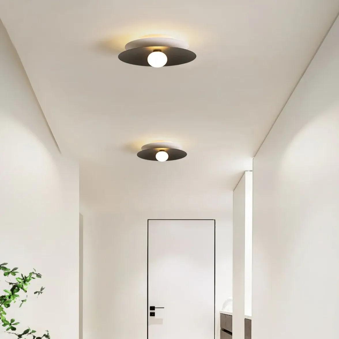 Disc-Shaped Minimalist Modern Ceiling Light - Clowas