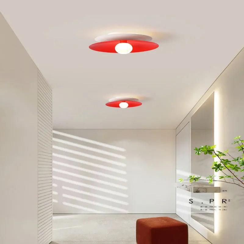 Disc-Shaped Minimalist Modern Ceiling Light - Clowas