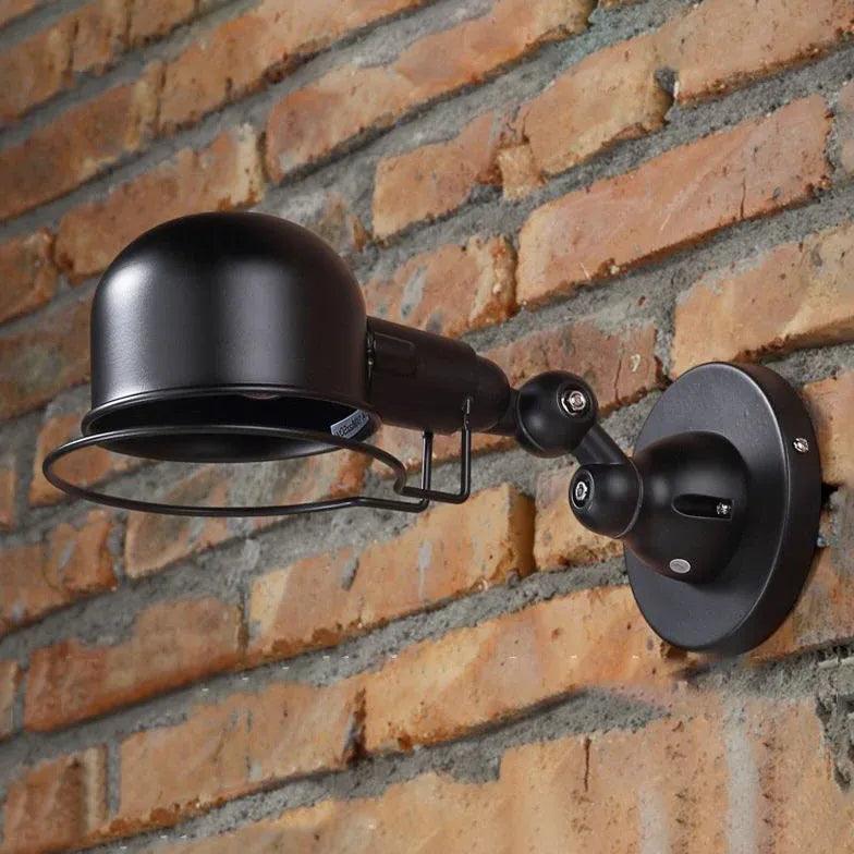 Dome Metal Adjustable Industrial Wall Lights - Clowas