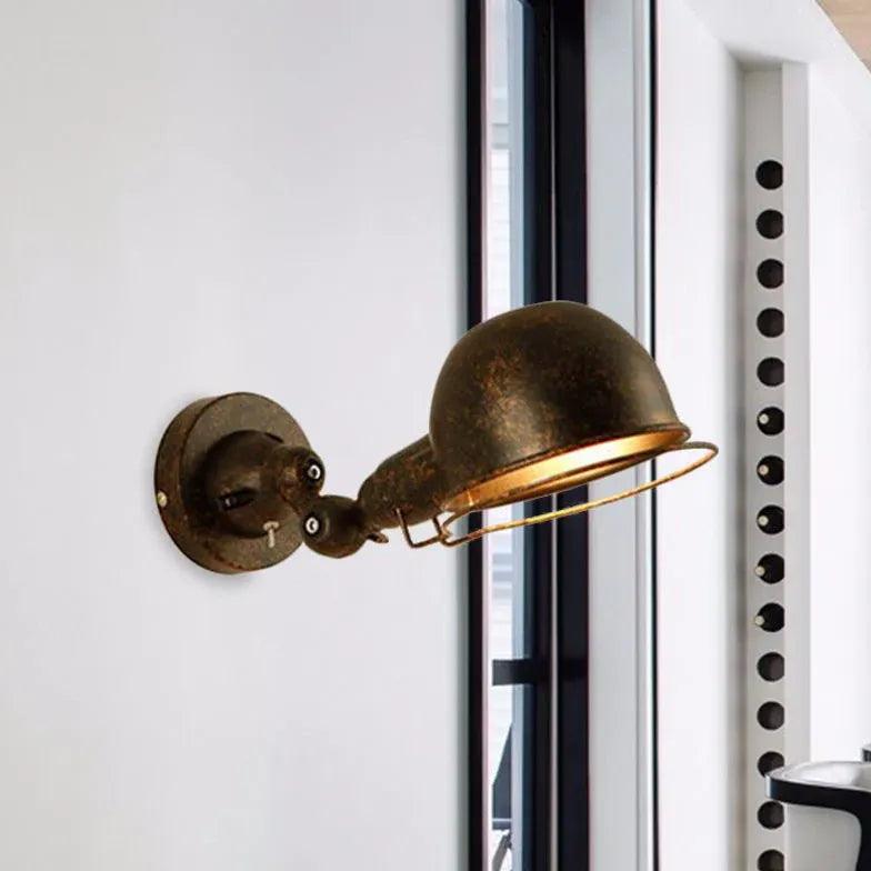 Dome Metal Adjustable Industrial Wall Lights - Clowas