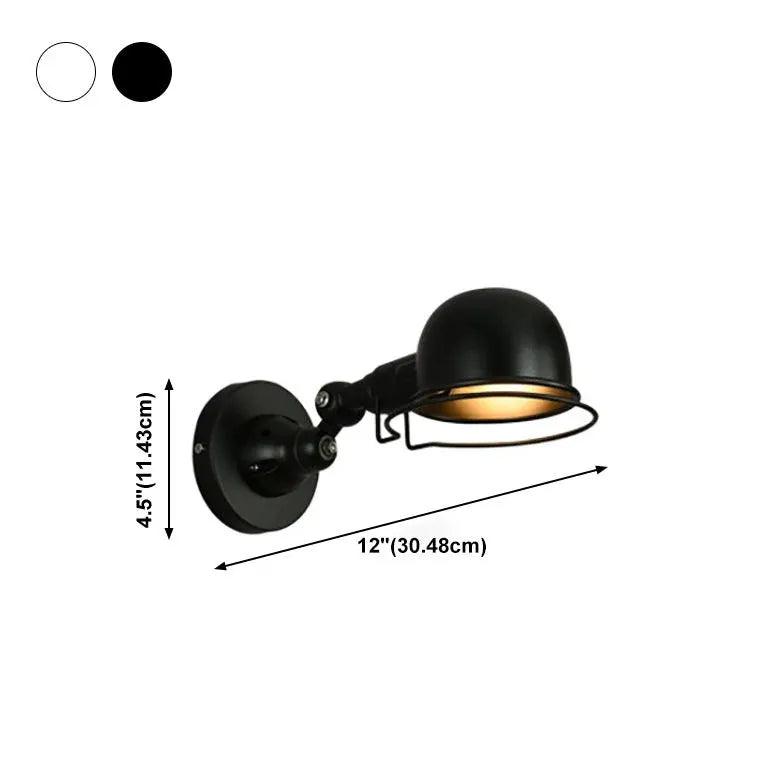 Dome Swing Arm Industrial Wall Lights - Clowas